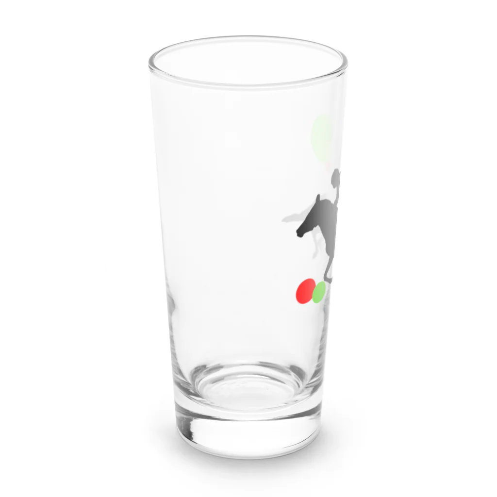 うまがすきの走る馬 Long Sized Water Glass :left