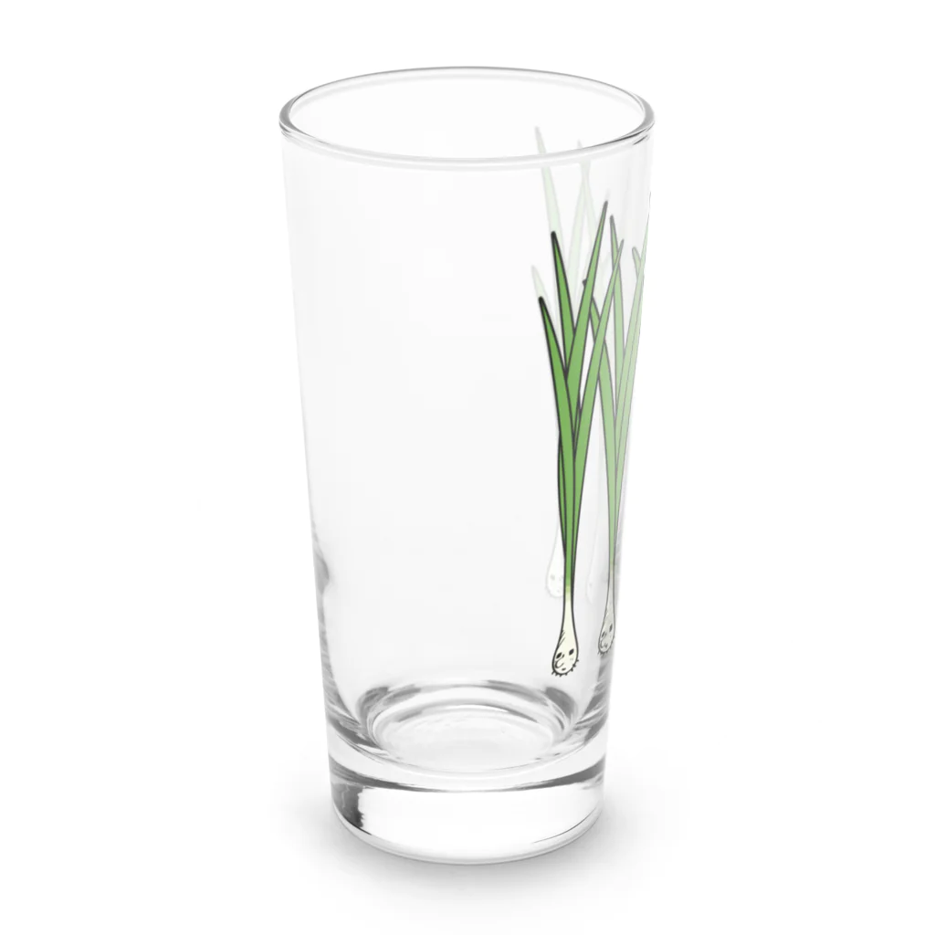 イラスト MONYAAT のワケギくんたち Long Sized Water Glass :left