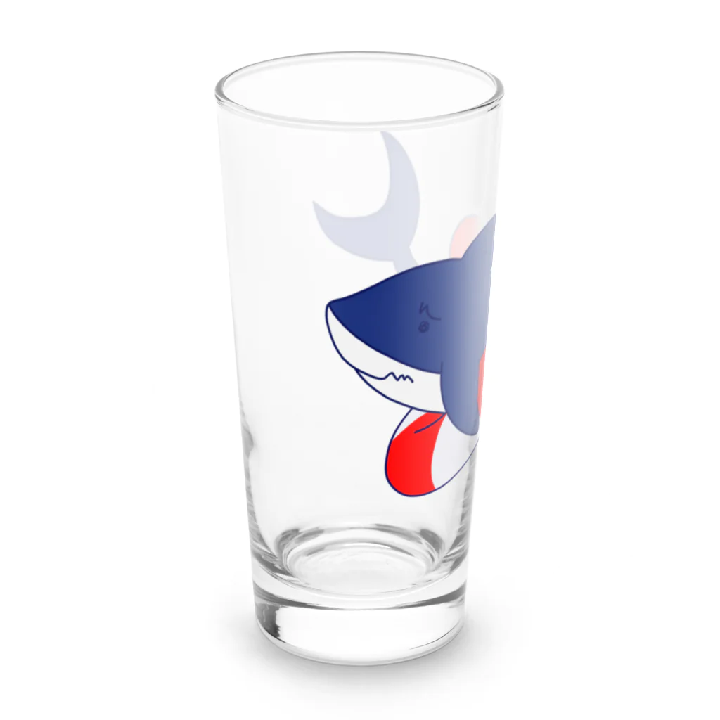 kazukiboxのサメくんは、泳げない。 Long Sized Water Glass :left