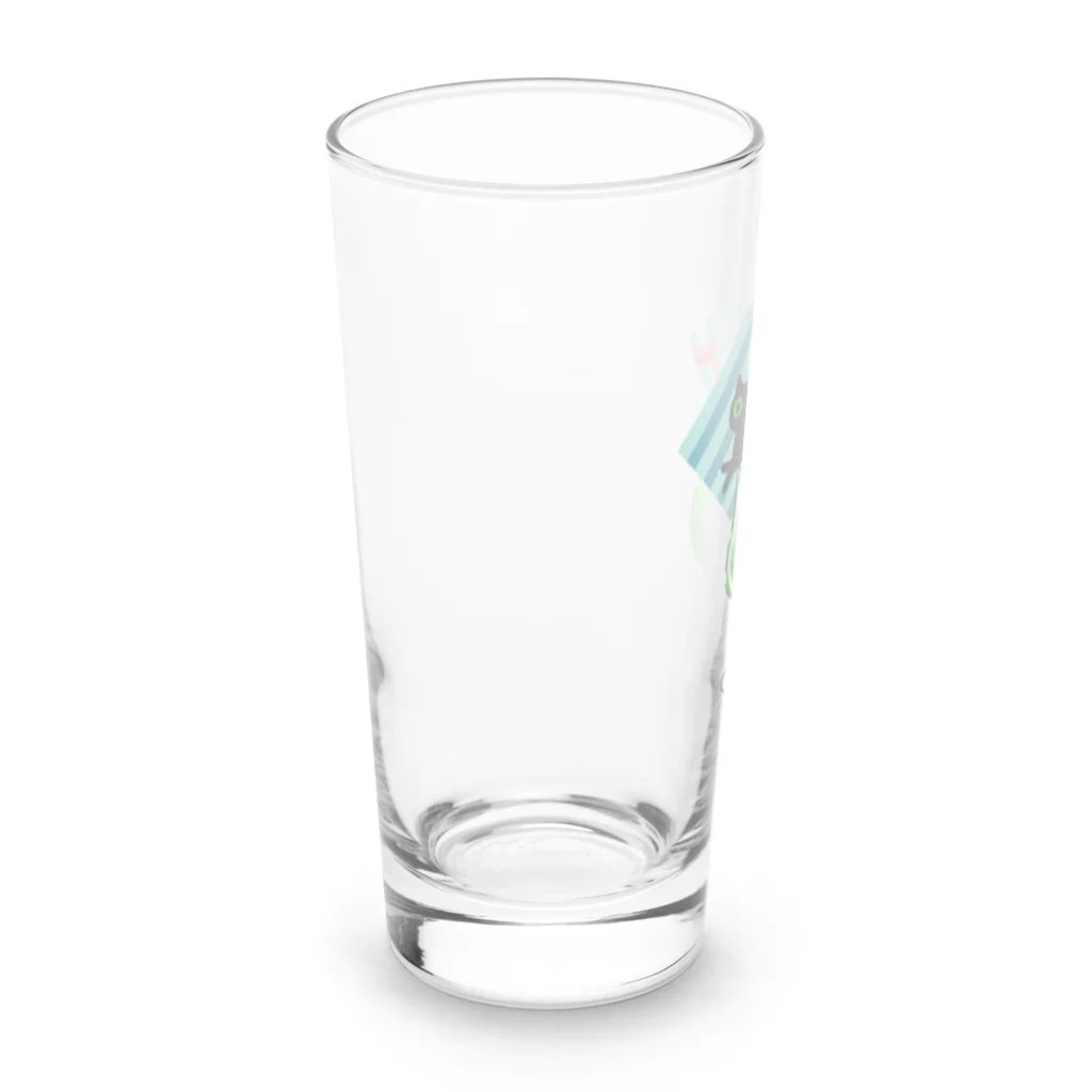 SHOP ベアたんのシュワシュワ　フチネコさん Long Sized Water Glass :left