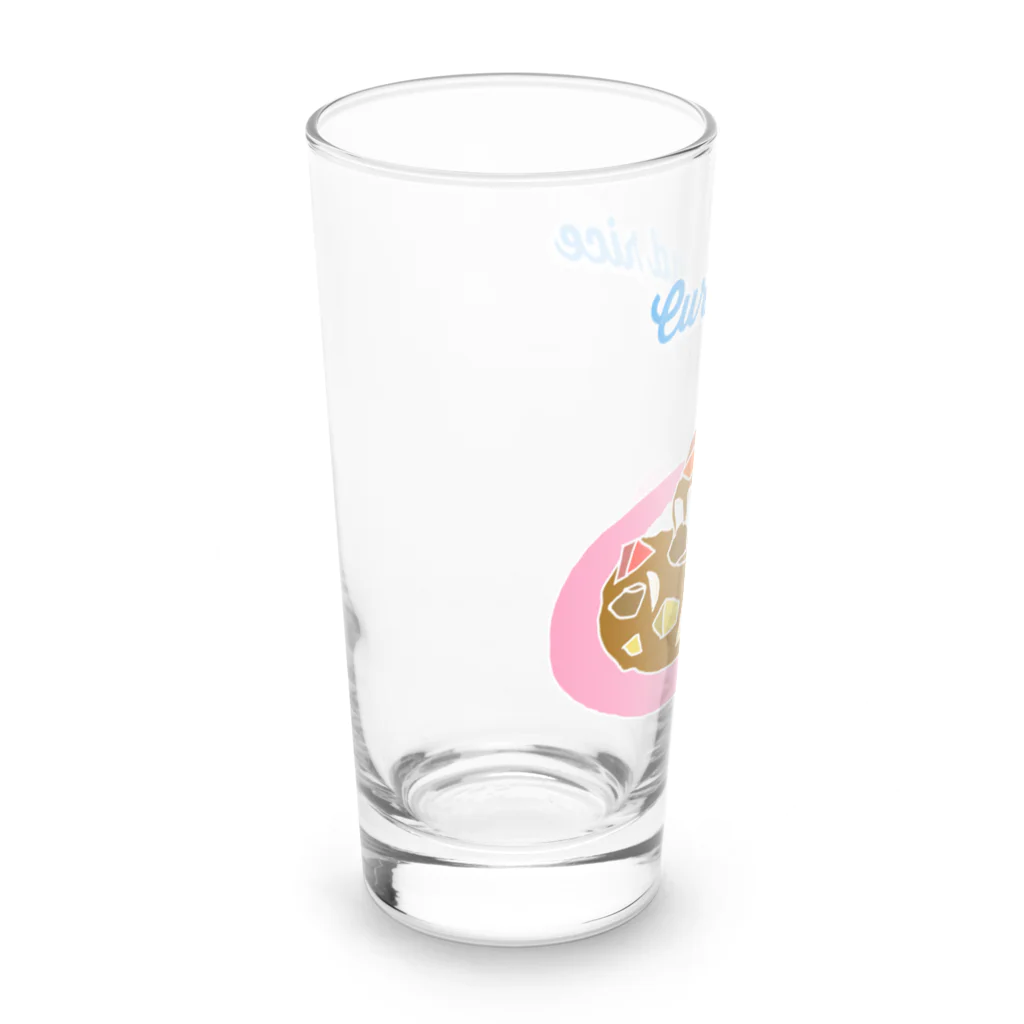 charlolのみんな大好き！カレーライス Long Sized Water Glass :left
