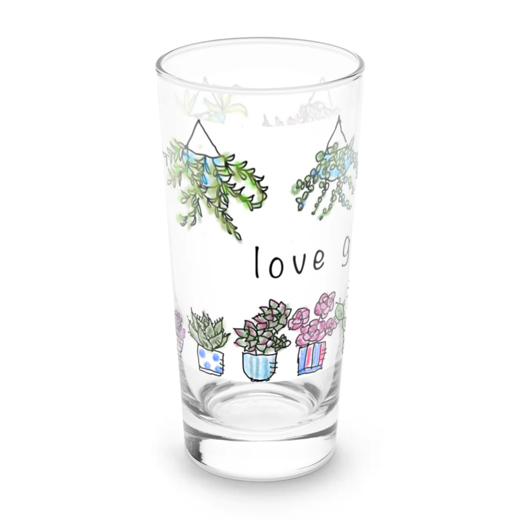 innmi′s galleryの花ネズミ Long Sized Water Glass :left