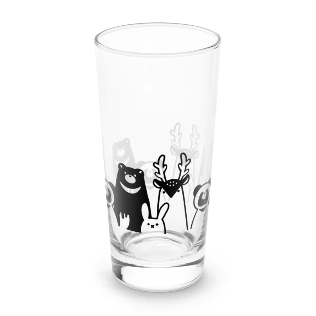 たぬき屋さん。のたぬきと森のおともだち Long Sized Water Glass :left