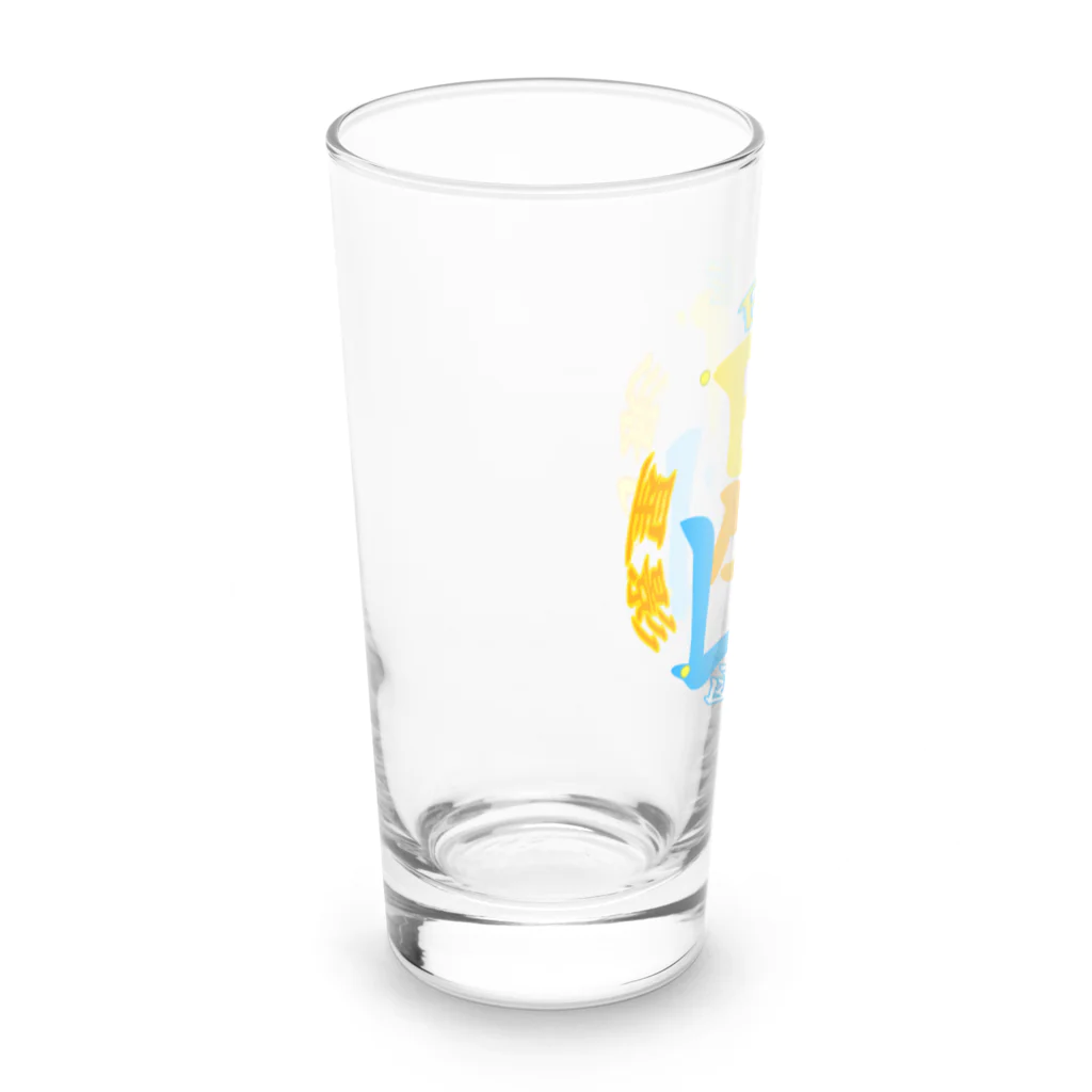 言霊アロマ-心を纏う個性に＋α-のハコダテカラー。 Long Sized Water Glass :left