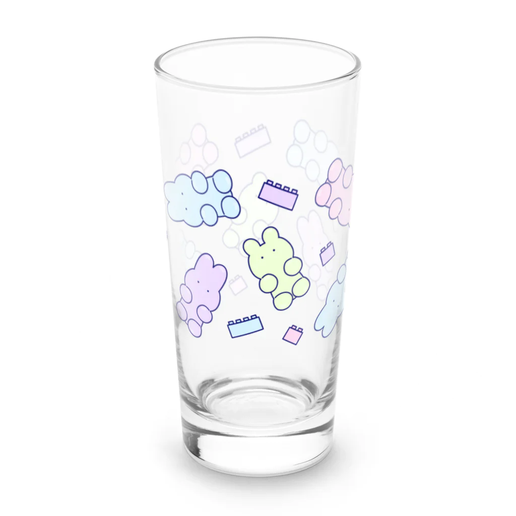 soratoの グミたち/パステル Long Sized Water Glass :left