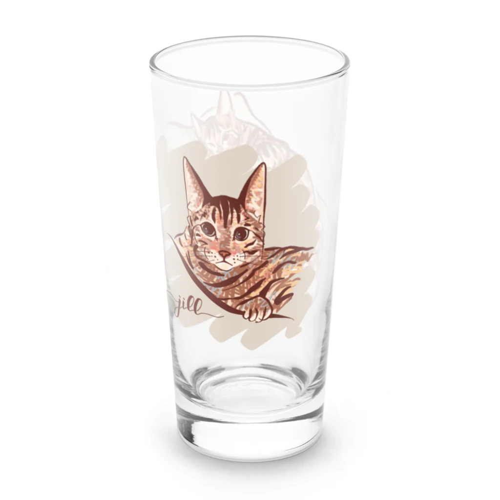 N-huluのジルちゃん Long Sized Water Glass :left