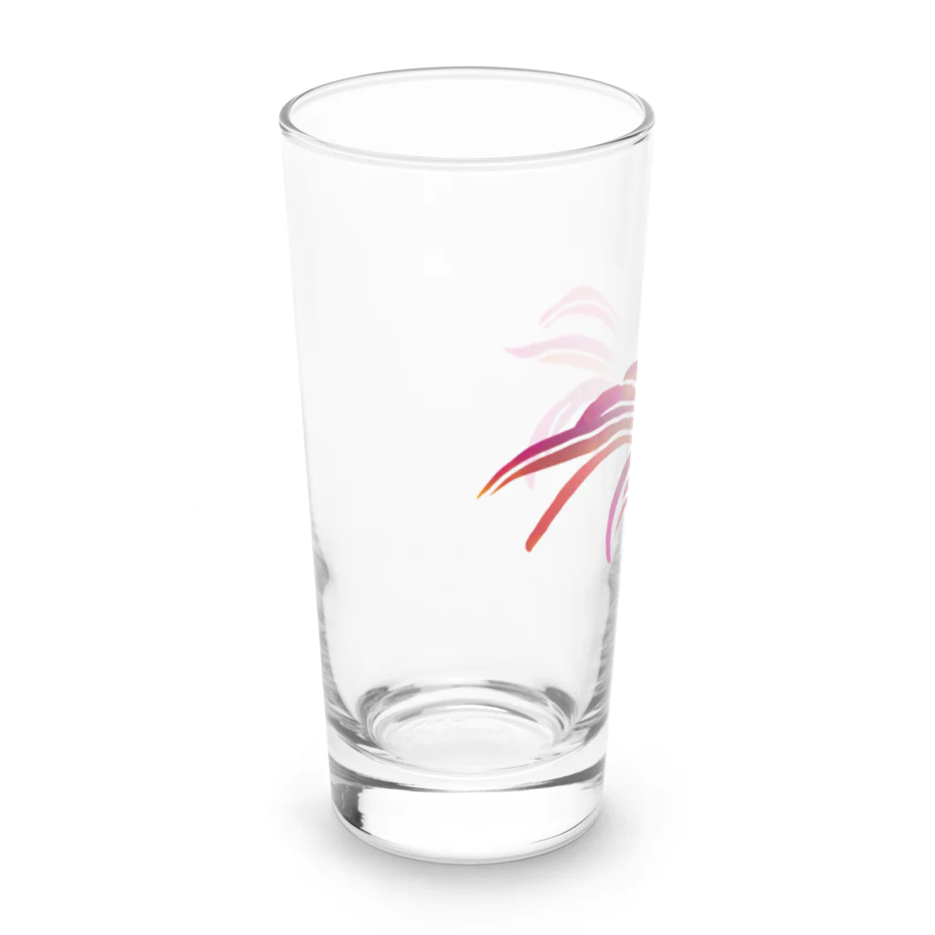 mercyの【Watercolor Plants】 Long Sized Water Glass :left