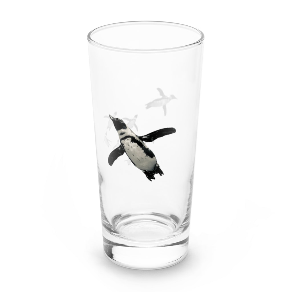 anninninのペンギン空を飛ぶ Long Sized Water Glass :left