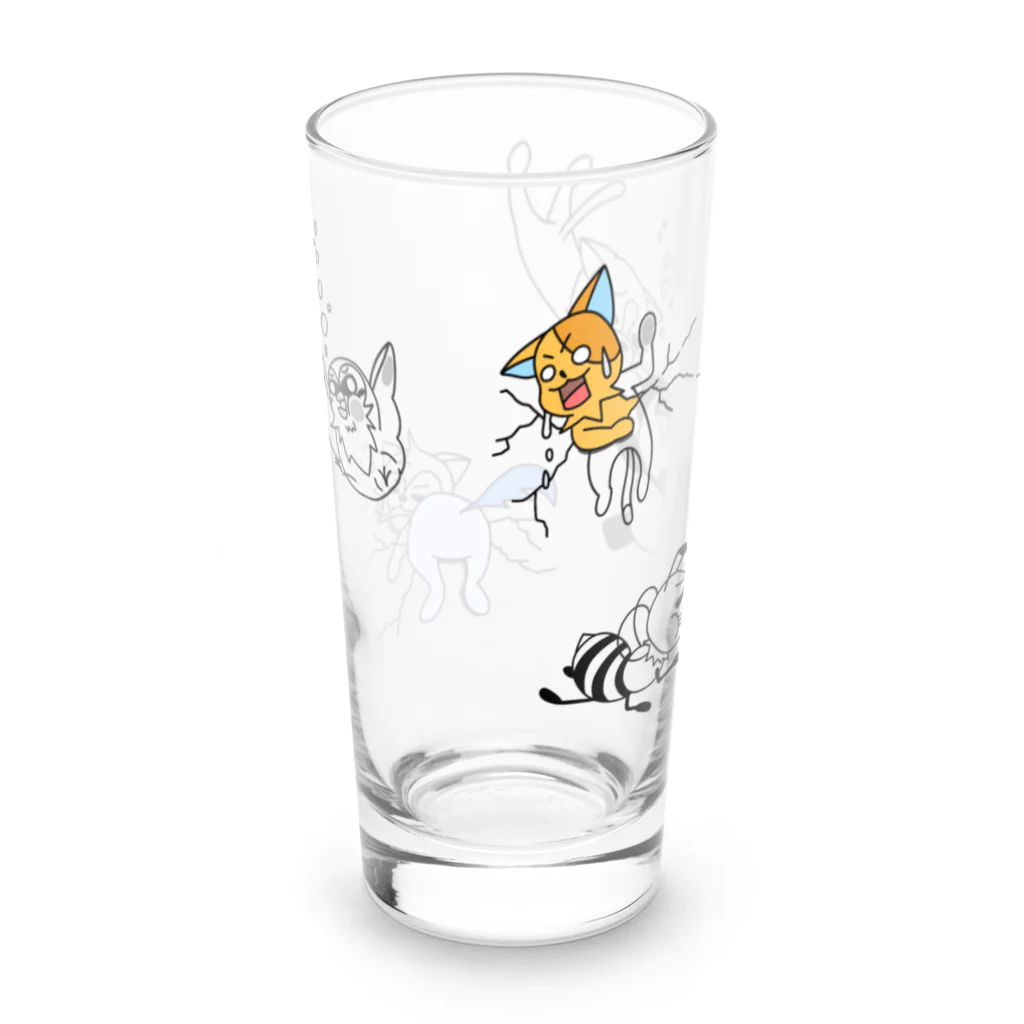 ぱんだえもんのボクタチノジカン Long Sized Water Glass :left