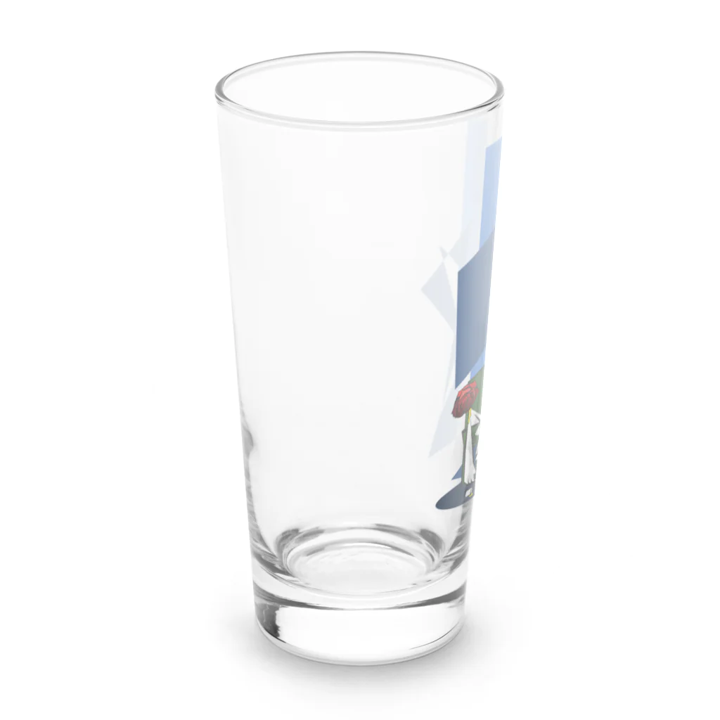 花瓶の疑問の過剰摂取 Long Sized Water Glass :left