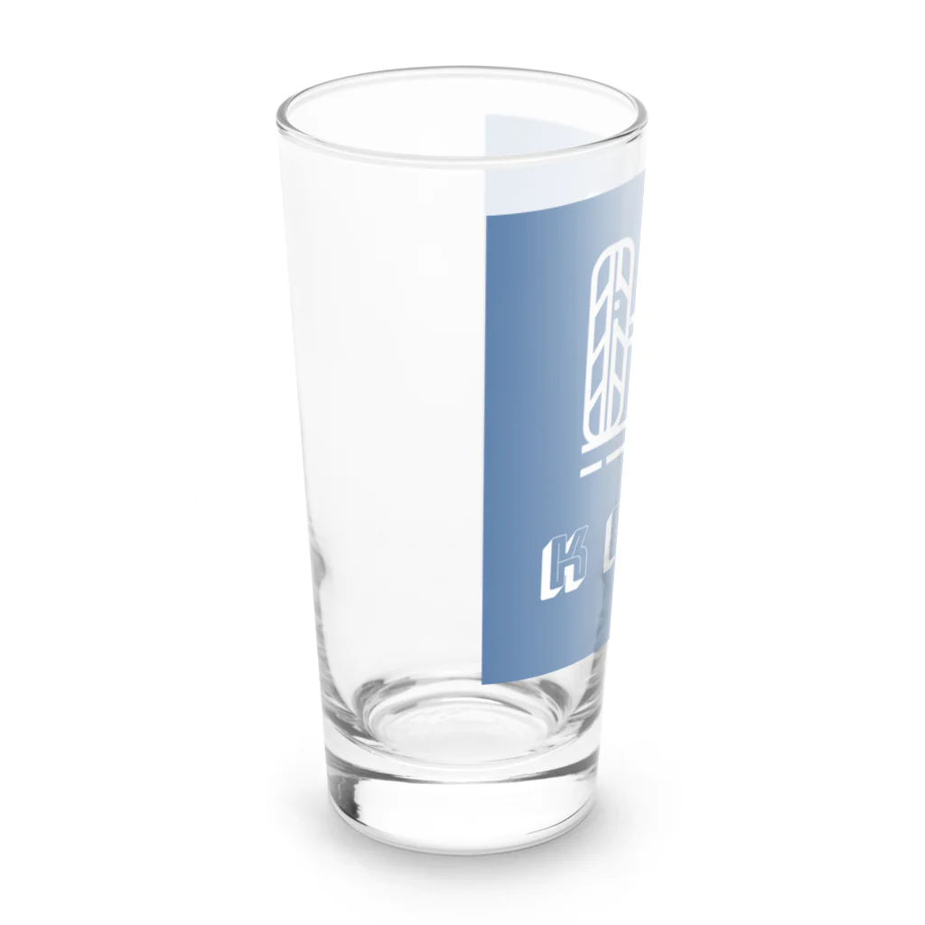 k-hisaのk sisa　ロゴ Long Sized Water Glass :left