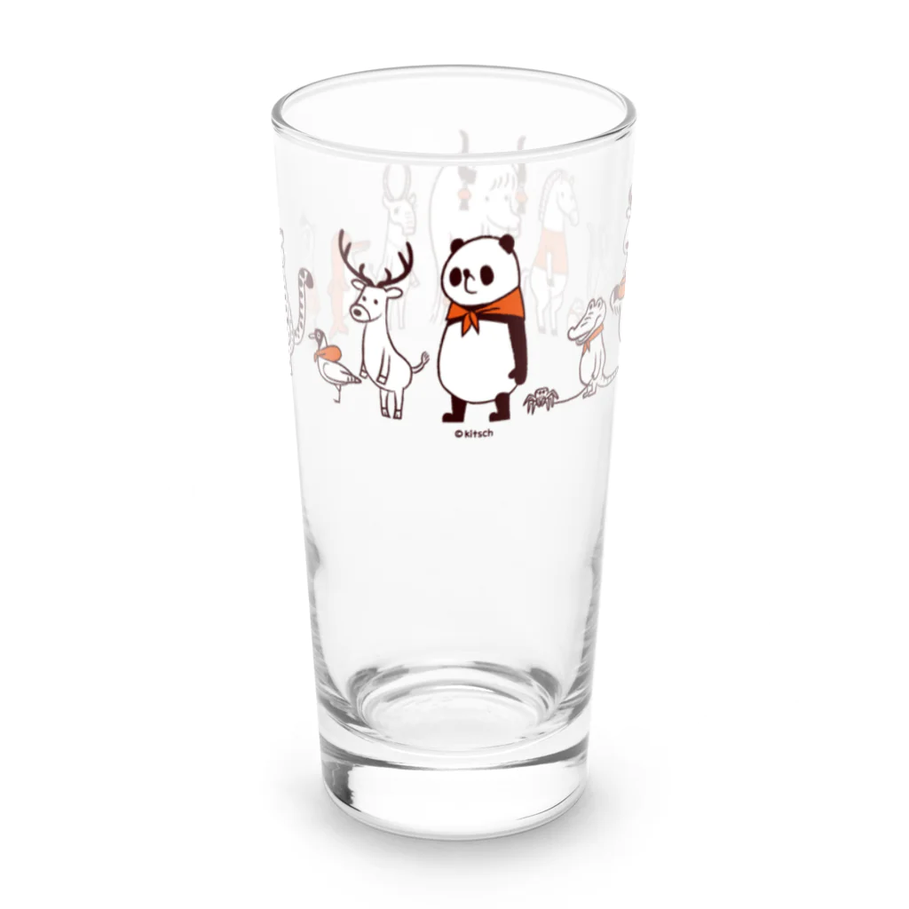 キッチュのみんなで！　パンダのおはなし Long Sized Water Glass :left