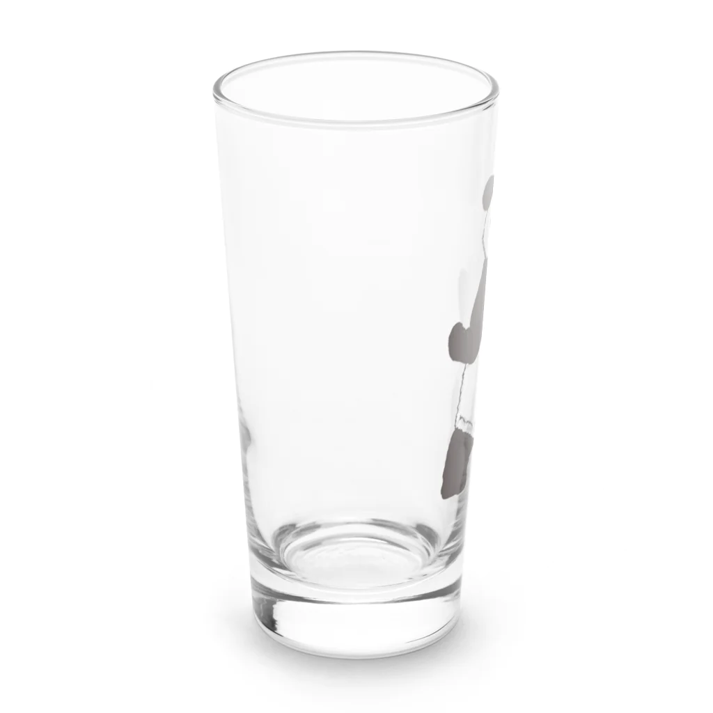 PANDA Mの立ち上がりパンダ Long Sized Water Glass :left