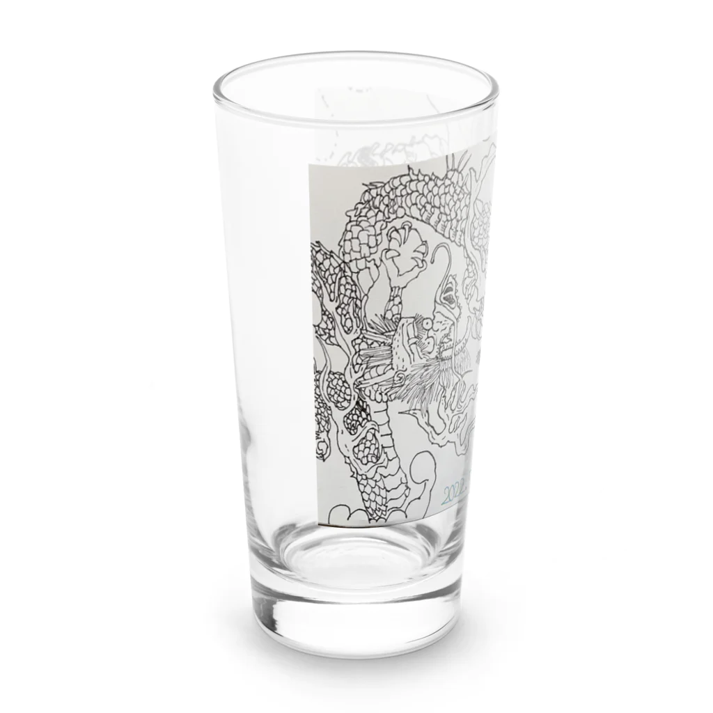 エド・ワード【江戸鉾の愛殿原】。の双龍 Long Sized Water Glass :left