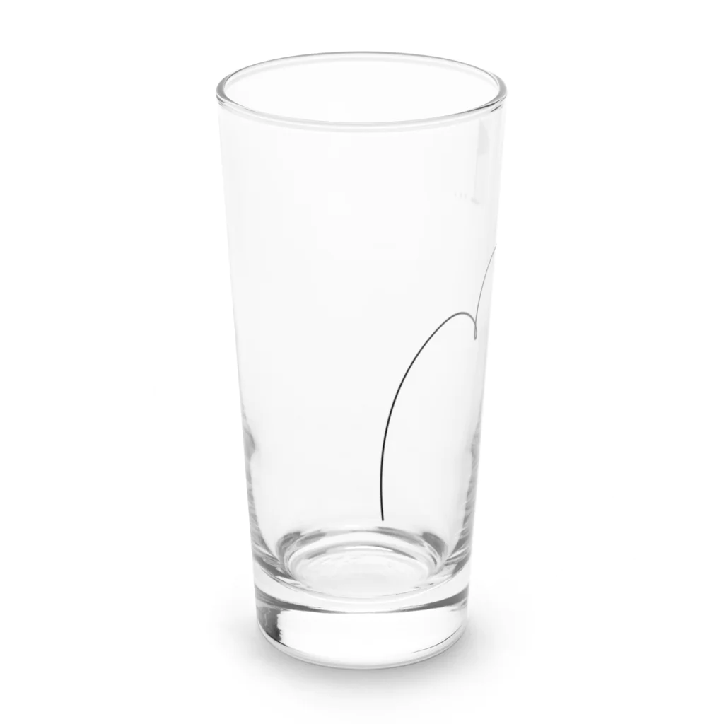 イラスト MONYAAT のバックプリント カップイン ゴルフTシャツ Long Sized Water Glass :left