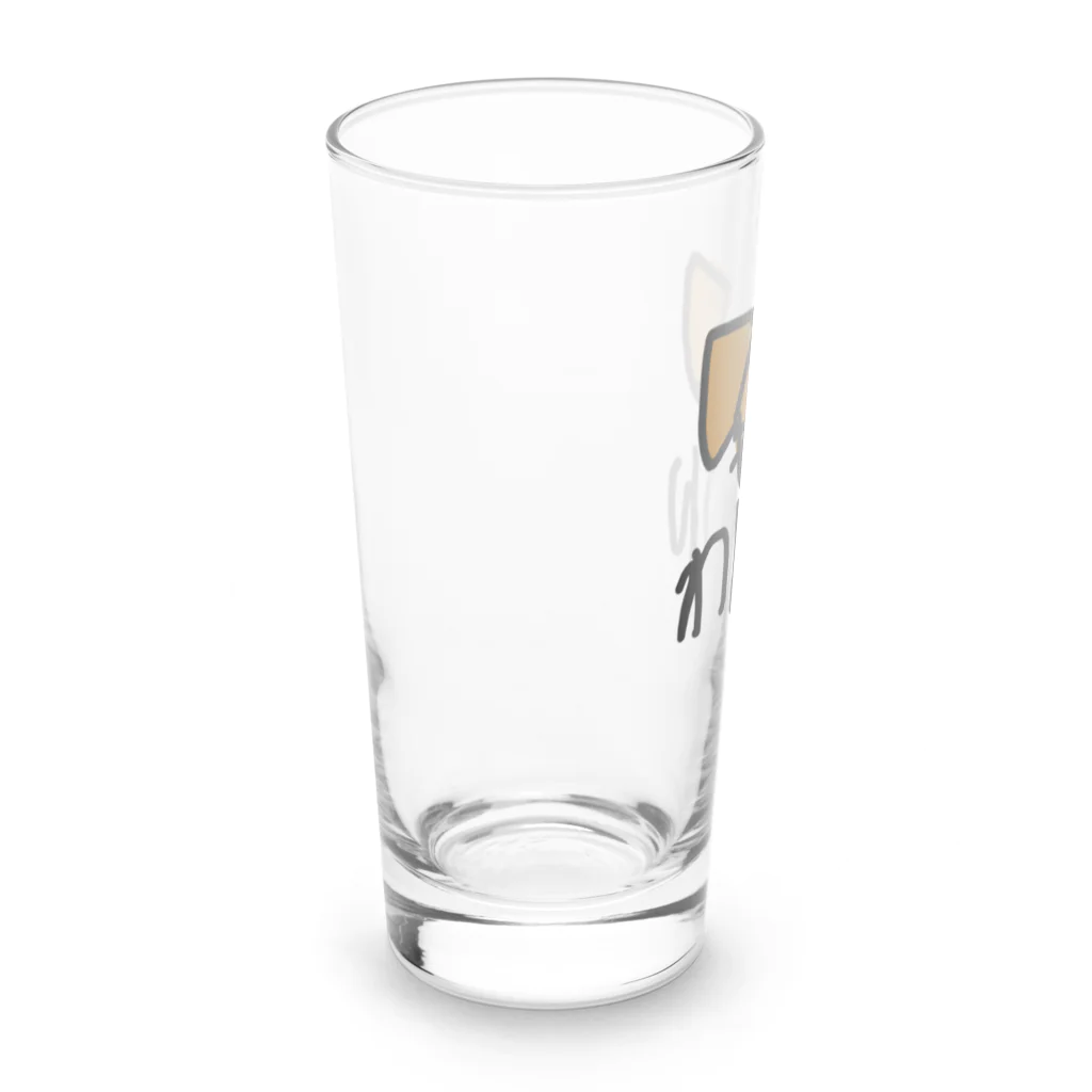 まみたすの愛犬写真・手描きSHOPのいぬ Long Sized Water Glass :left