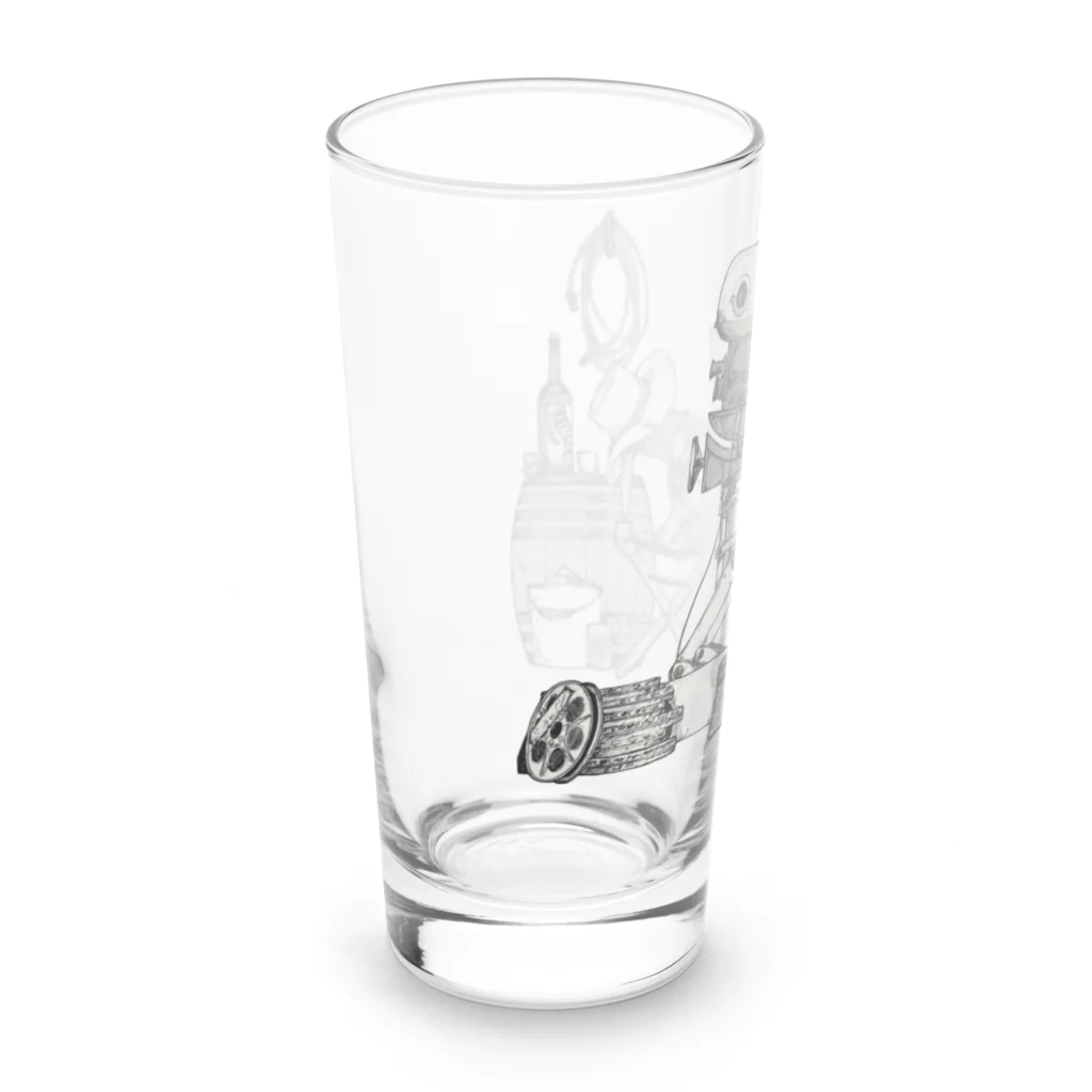 暗転(できたて)の撮影現場(西部劇) Long Sized Water Glass :left