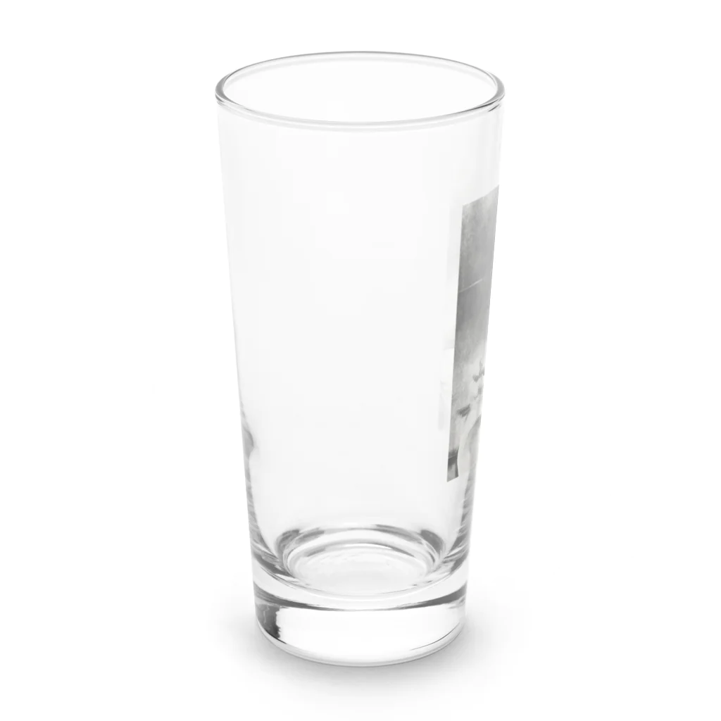 ずーさんのもっと笑えよ Long Sized Water Glass :left