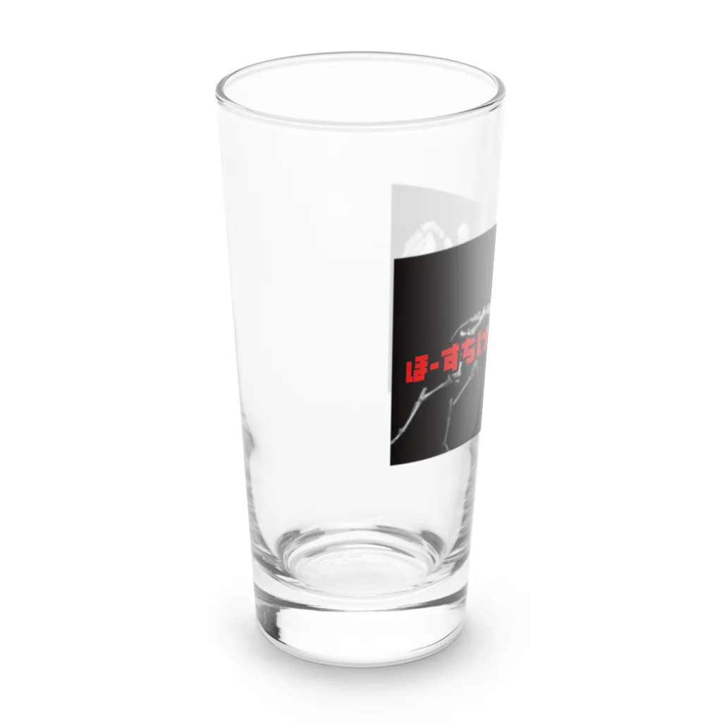 ポニーテールの馬券ジャンキー Long Sized Water Glass :left