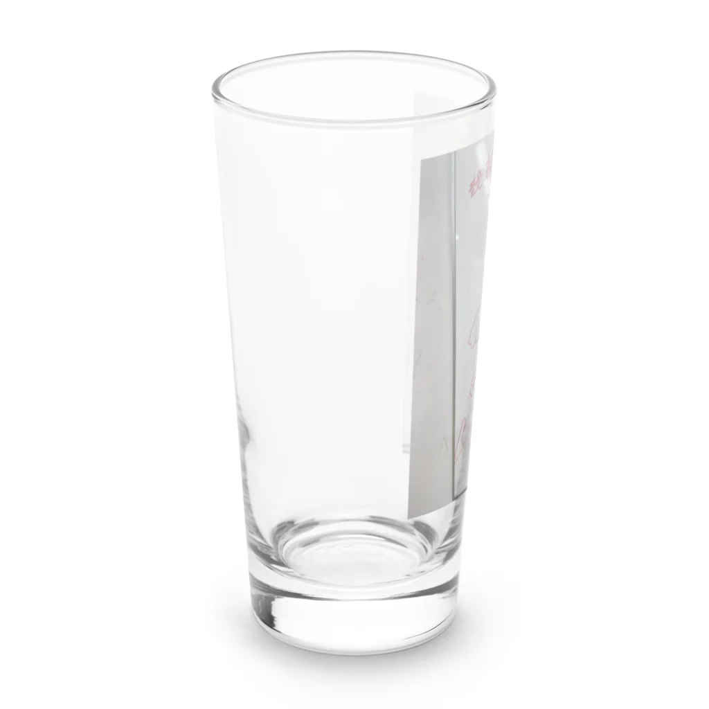 イワシ缶の競輪カレンダー9月 Long Sized Water Glass :left