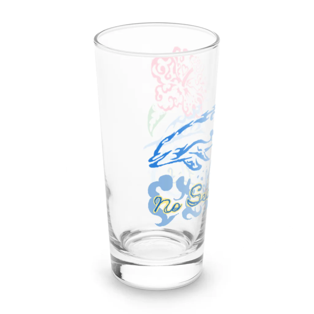 Hiromi🎨のDolphin Summer Vacation Long Sized Water Glass :left