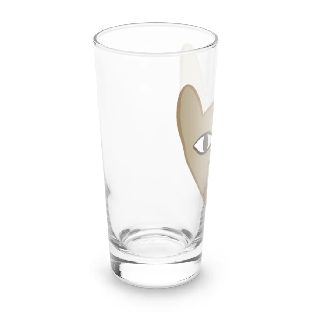 りのりのザウルスのイヌマッスル Long Sized Water Glass :left