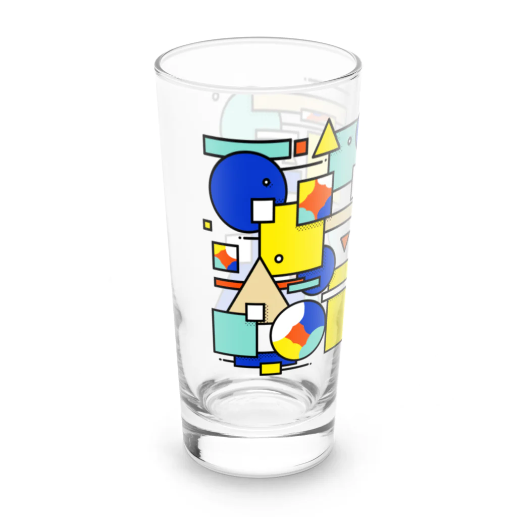 町上ヨウの夏の幾何学グラス Long Sized Water Glass :left