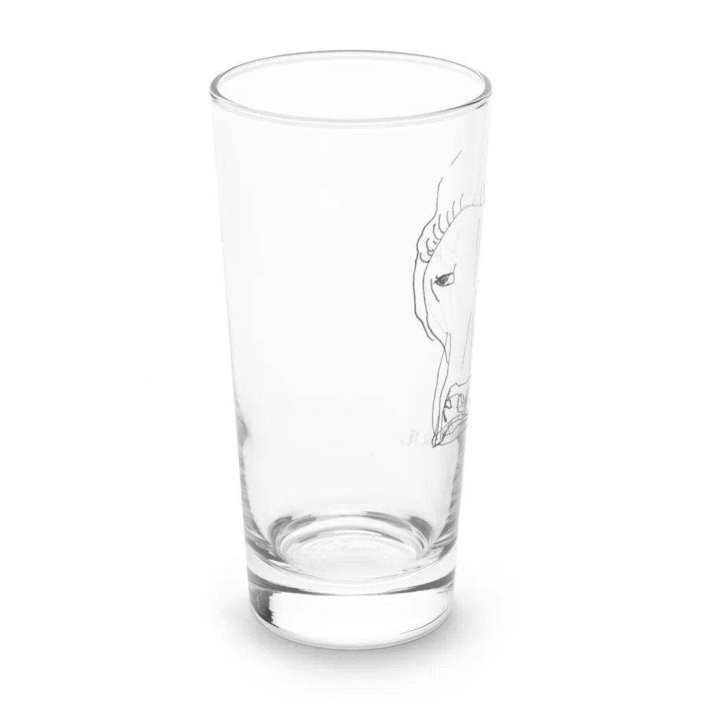 今日の白子のしらっＴ（瞬膜）フロント Long Sized Water Glass :left