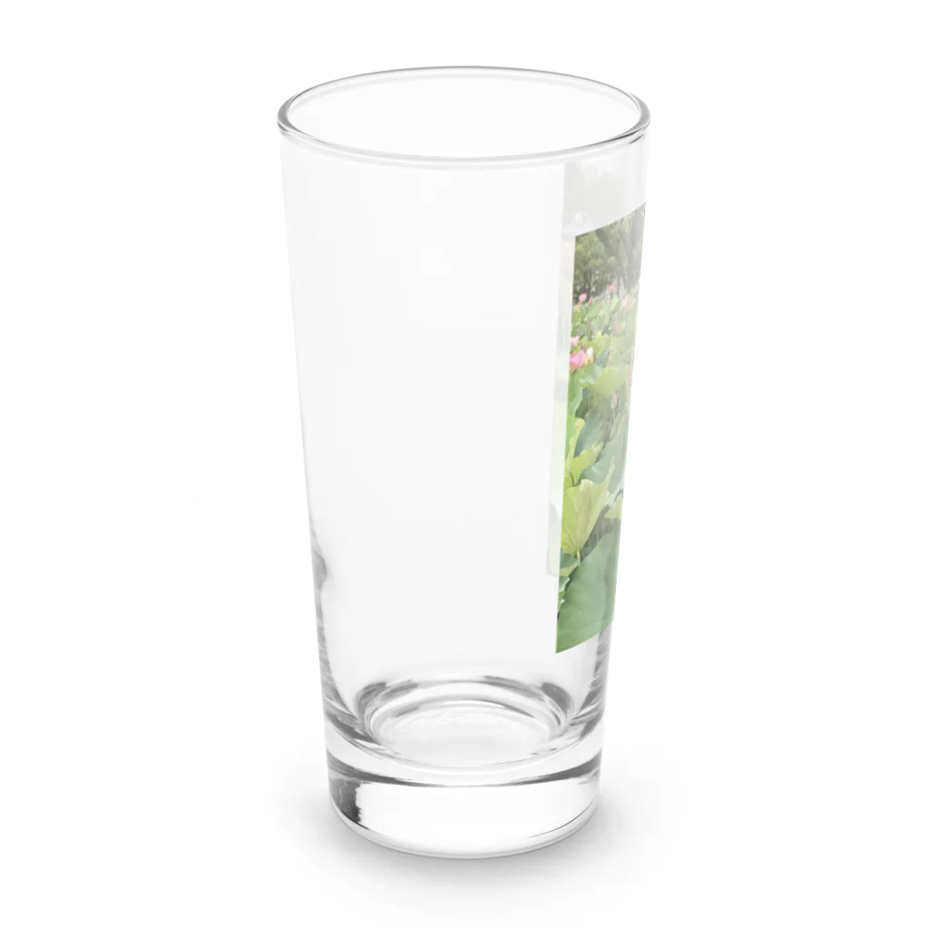 ぴー様と髭男の蓮の花です Long Sized Water Glass :left