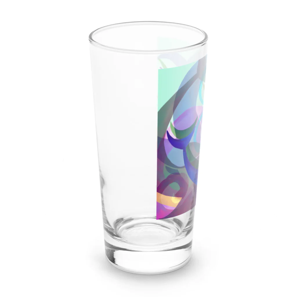 ふわふらストーリーのイルカいるか？ Long Sized Water Glass :left