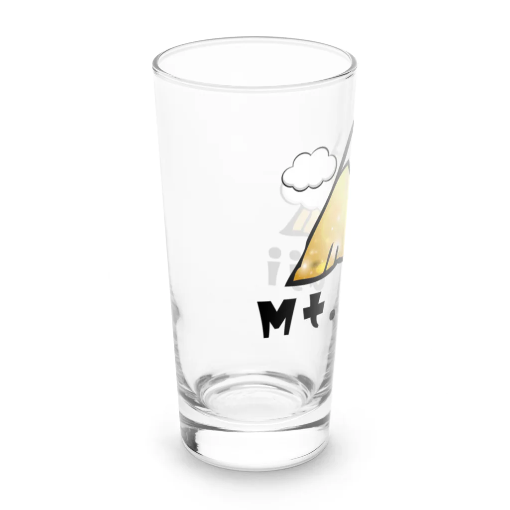 レアレアコクアのいいことありそう! 金運シリーズ　(富士山　Mt.Fuji) Long Sized Water Glass :left