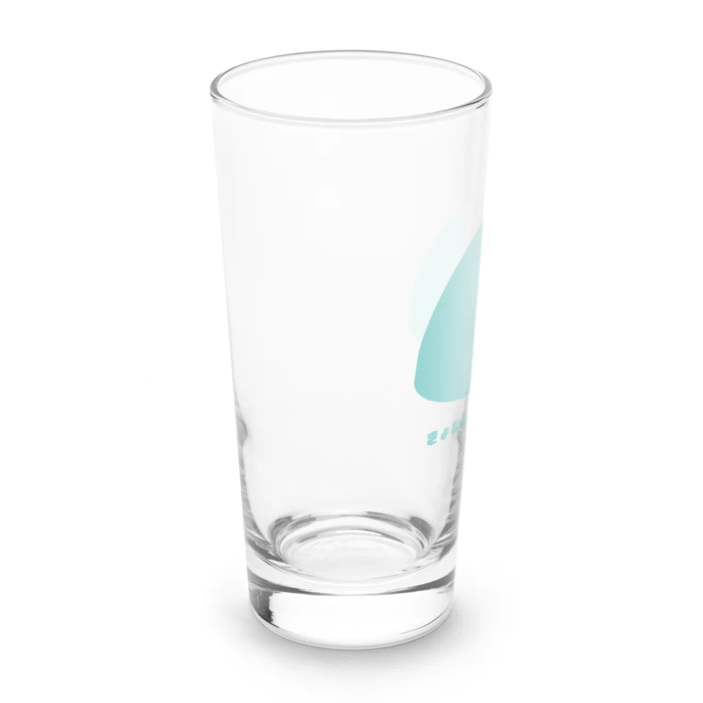 きょむ商会のきょむチョコミントアイス Long Sized Water Glass :left