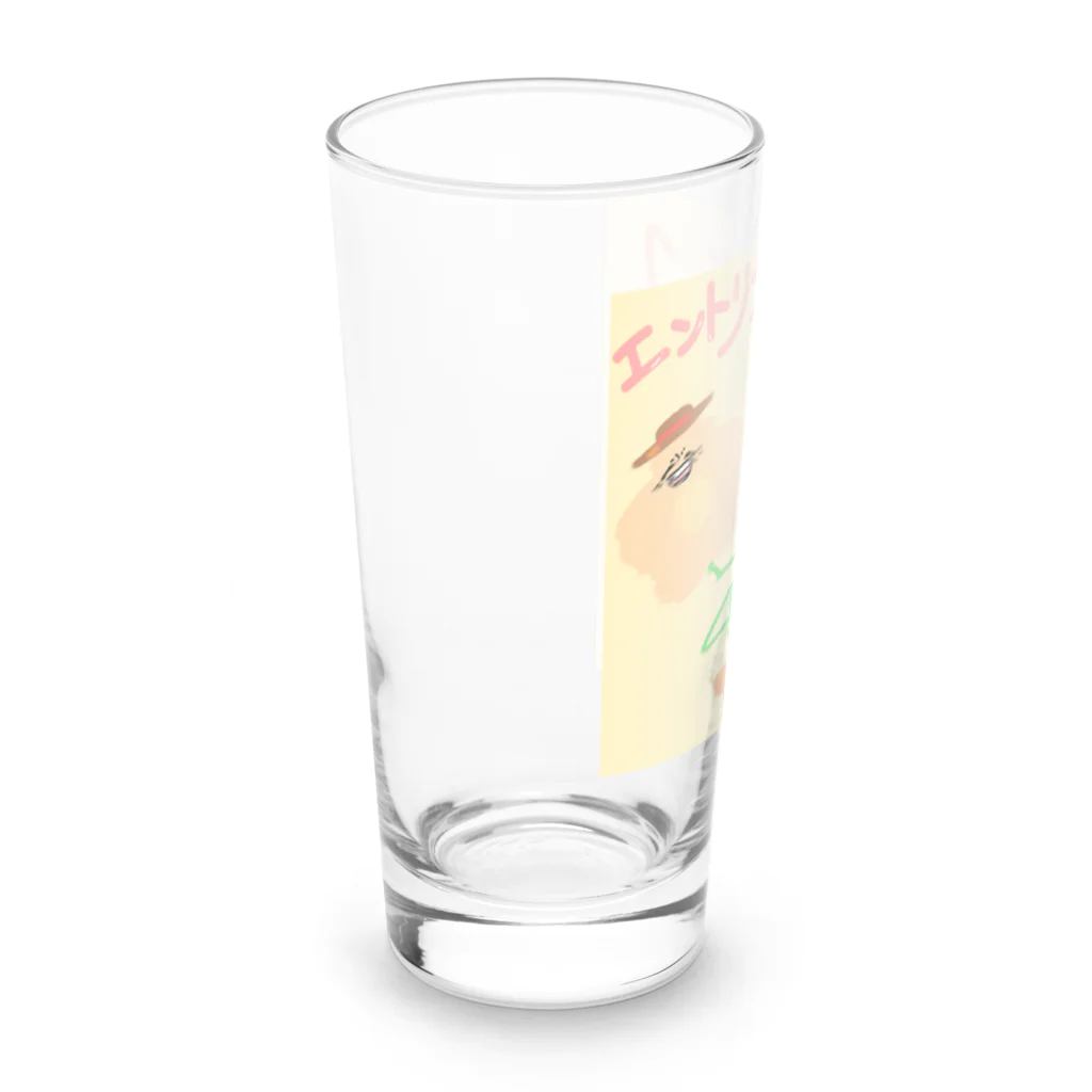 いちご大福もっちぃぃい。のおぉーいばあちゃんﾌﾗ·ﾜｧ Long Sized Water Glass :left