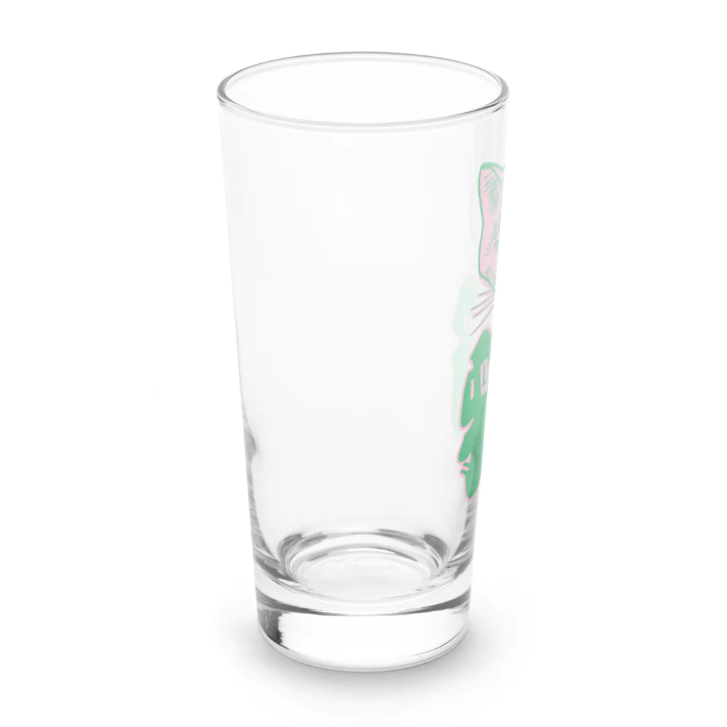 LONESOME TYPE ススのI LOVE 猫（妖） Long Sized Water Glass :left