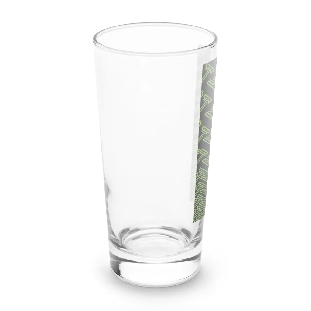 bonnylochの紗綾型_LightGreen Long Sized Water Glass :left