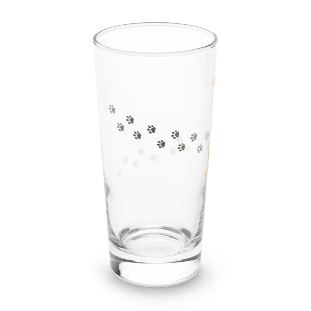 だいこくの猫絵生活ショップの杏さん_抱っこびよーん猫シリーズ Long Sized Water Glass :left