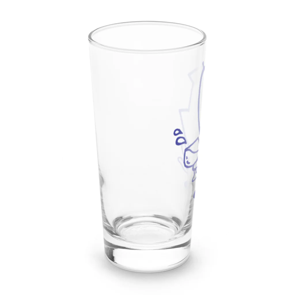 aguranyan  ～あぐらにゃん～のよっぱらい Long Sized Water Glass :left