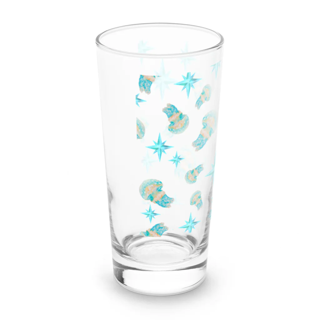 栖（すみか）＠天体観測展 通販 7/24 21時 - 8/7 21時のタコクラゲを飼う Long Sized Water Glass :left