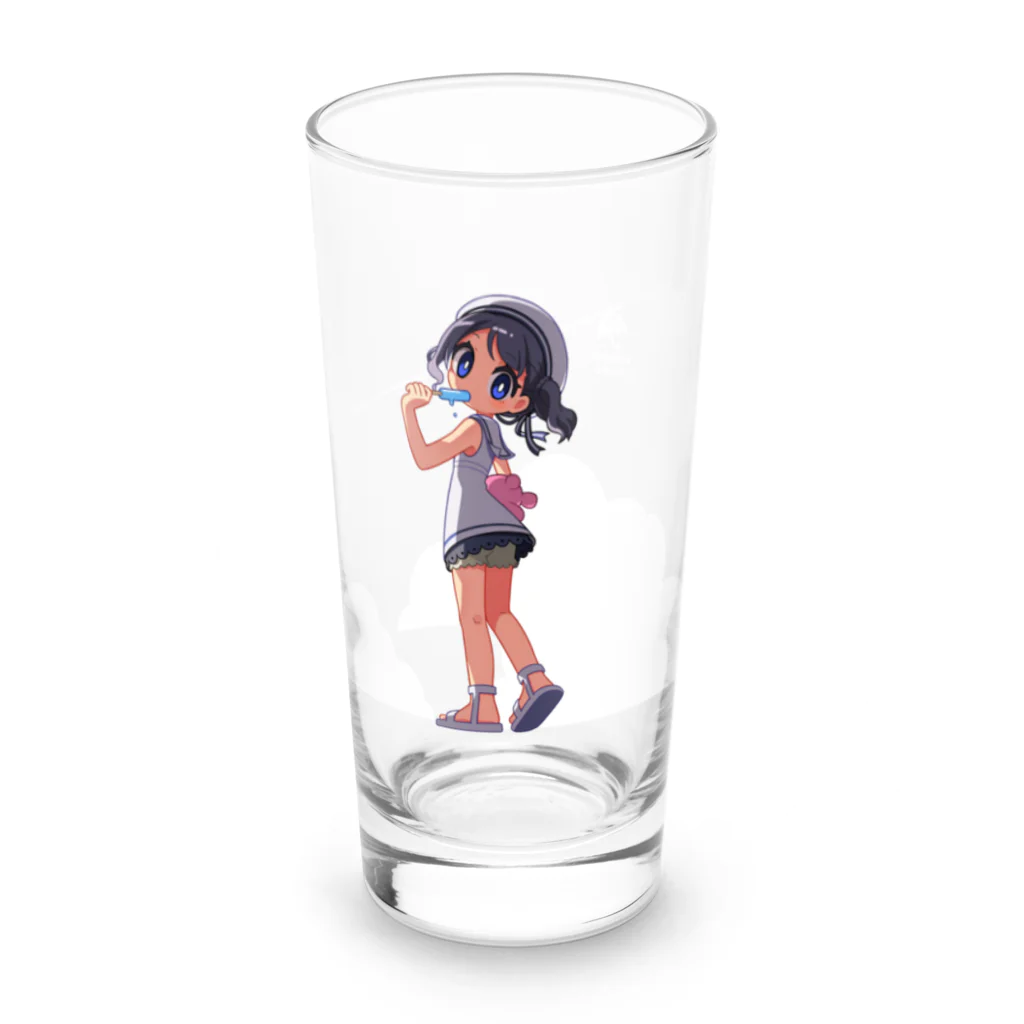 雨瀬おるこの夏服おるこちゃんコップ Long Sized Water Glass :left