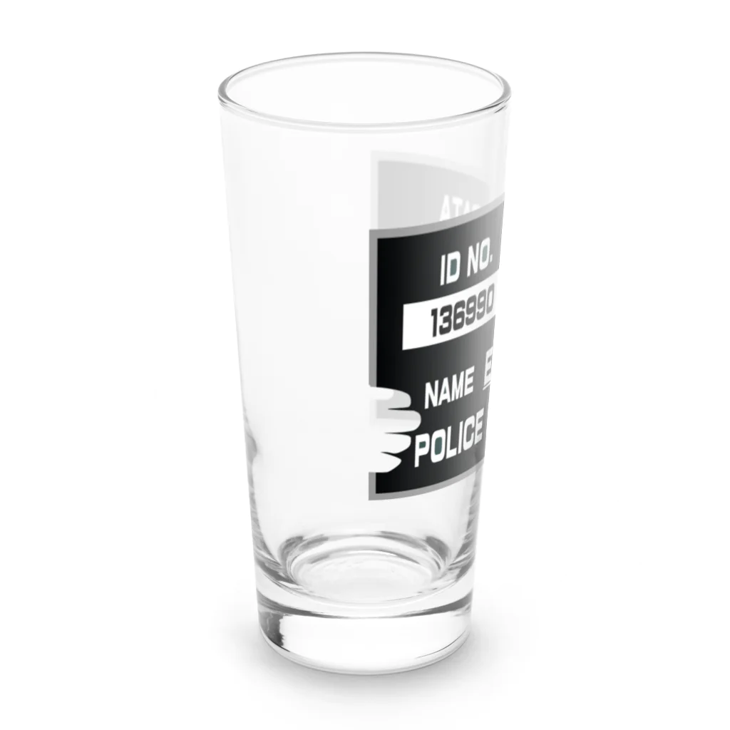 Cyber XXXの犯罪者が手に持つあれ　マグショット Long Sized Water Glass :left