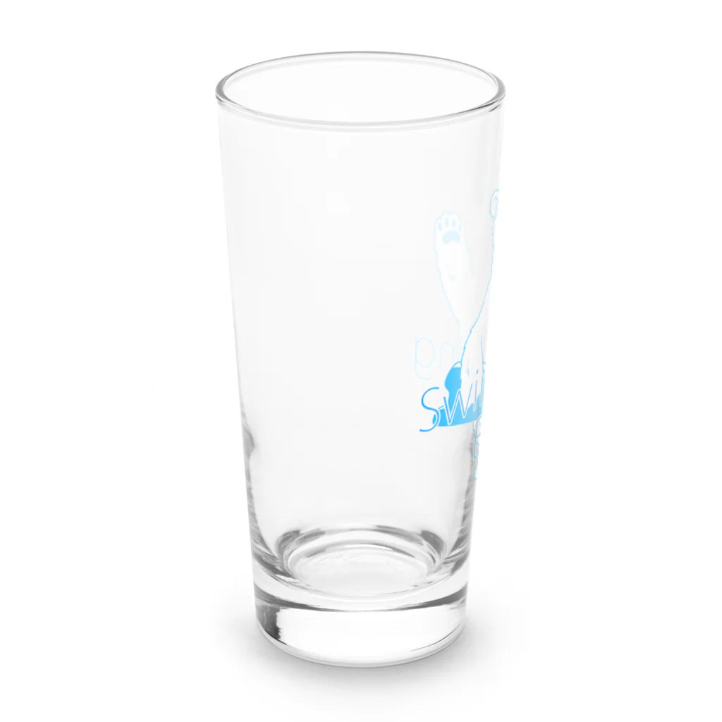 Mark martのSwimming Bear Long Sized Water Glass :left