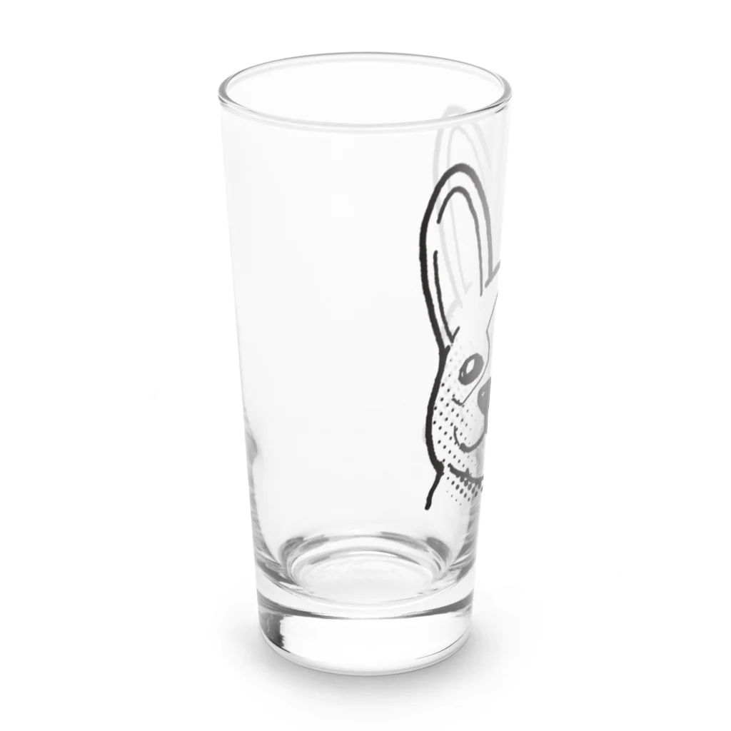 週刊少年ライジングサンズのコーギー 黒 Long Sized Water Glass :left