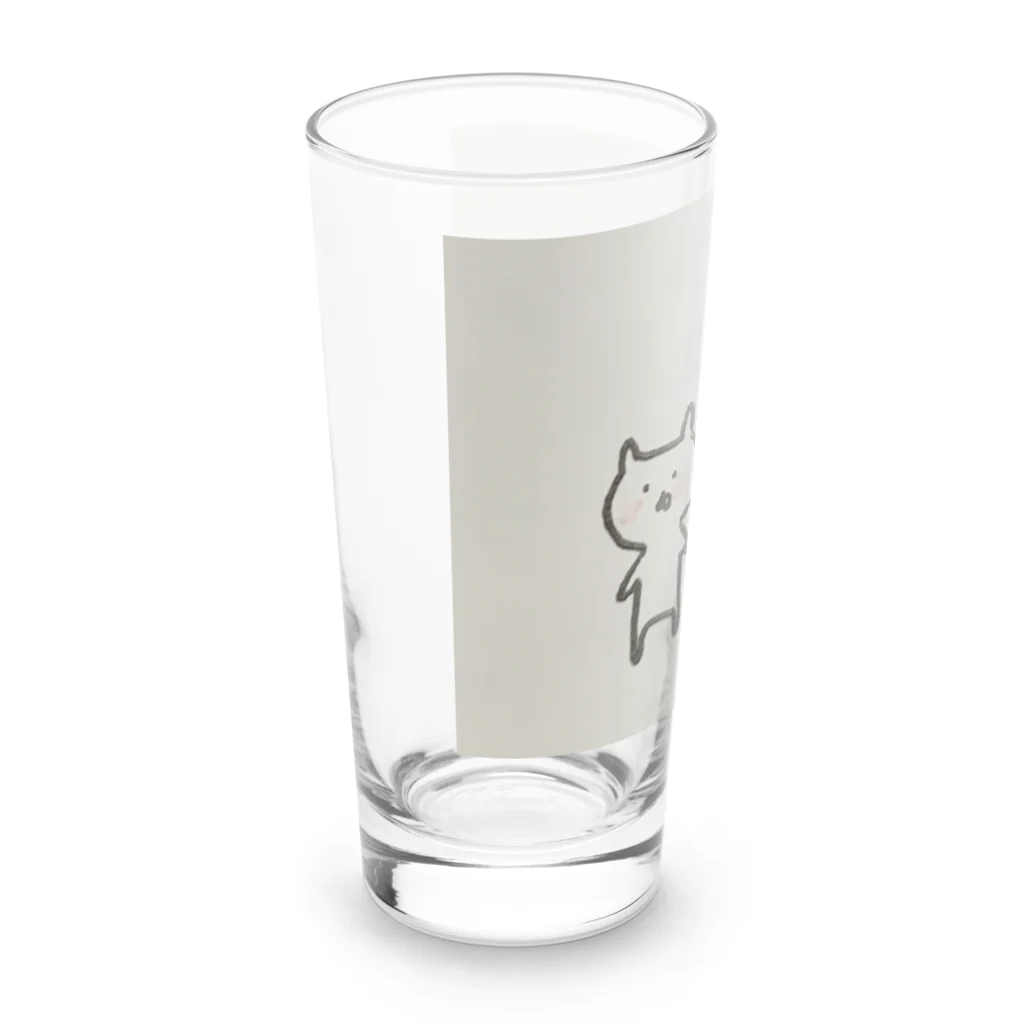 えるふさん。のねこちゃま達 Long Sized Water Glass :left