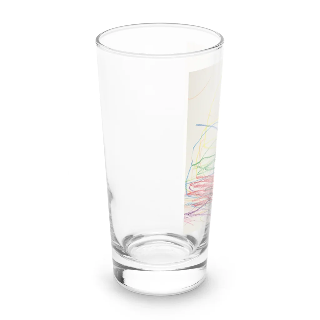 子どもの絵の無題1 Long Sized Water Glass :left