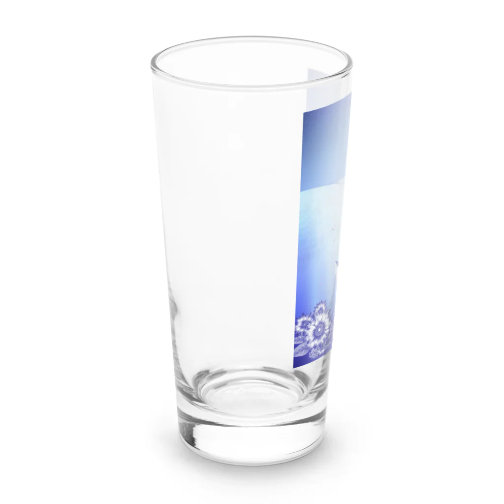 コネクトワークス大通東の花と鯨 Long Sized Water Glass :left