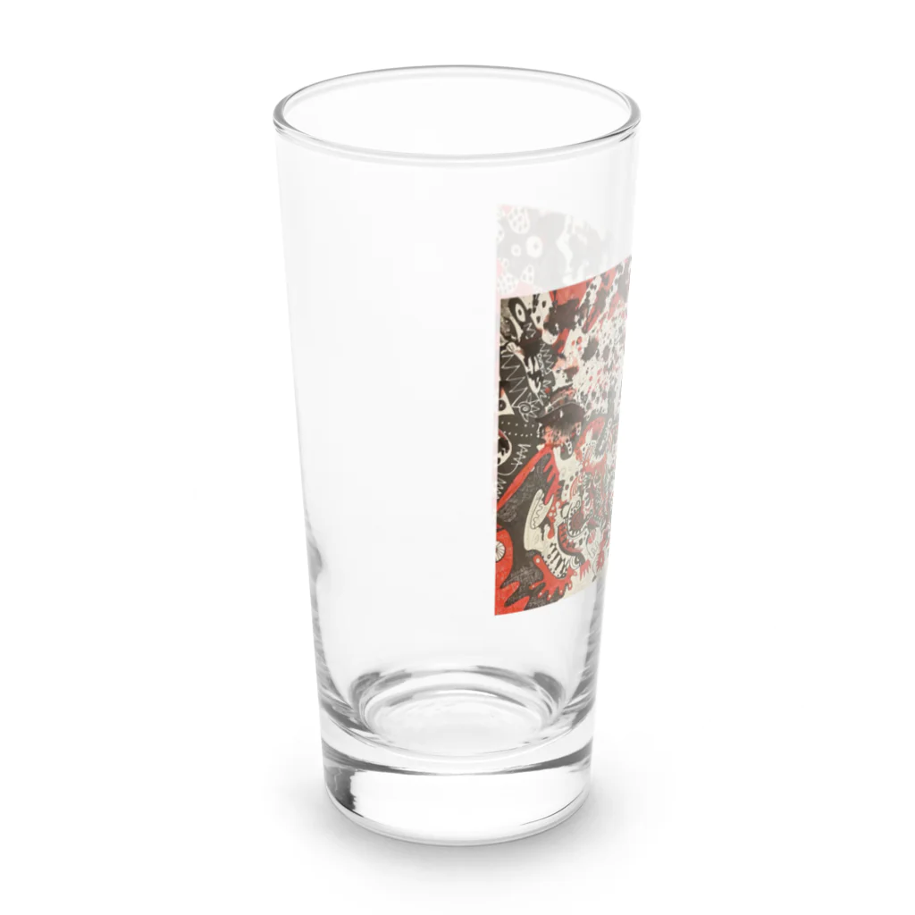 yukiutoの赤の世界 Long Sized Water Glass :left