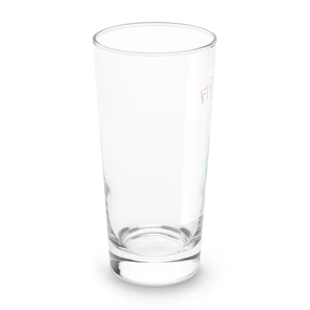 タイ人の落書きのクリームソーダ Long Sized Water Glass :left