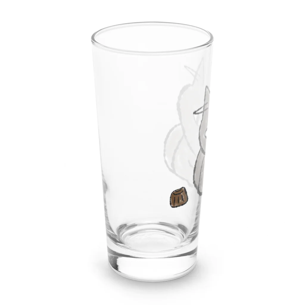 ニャンコ一族のカヌレ Long Sized Water Glass :left