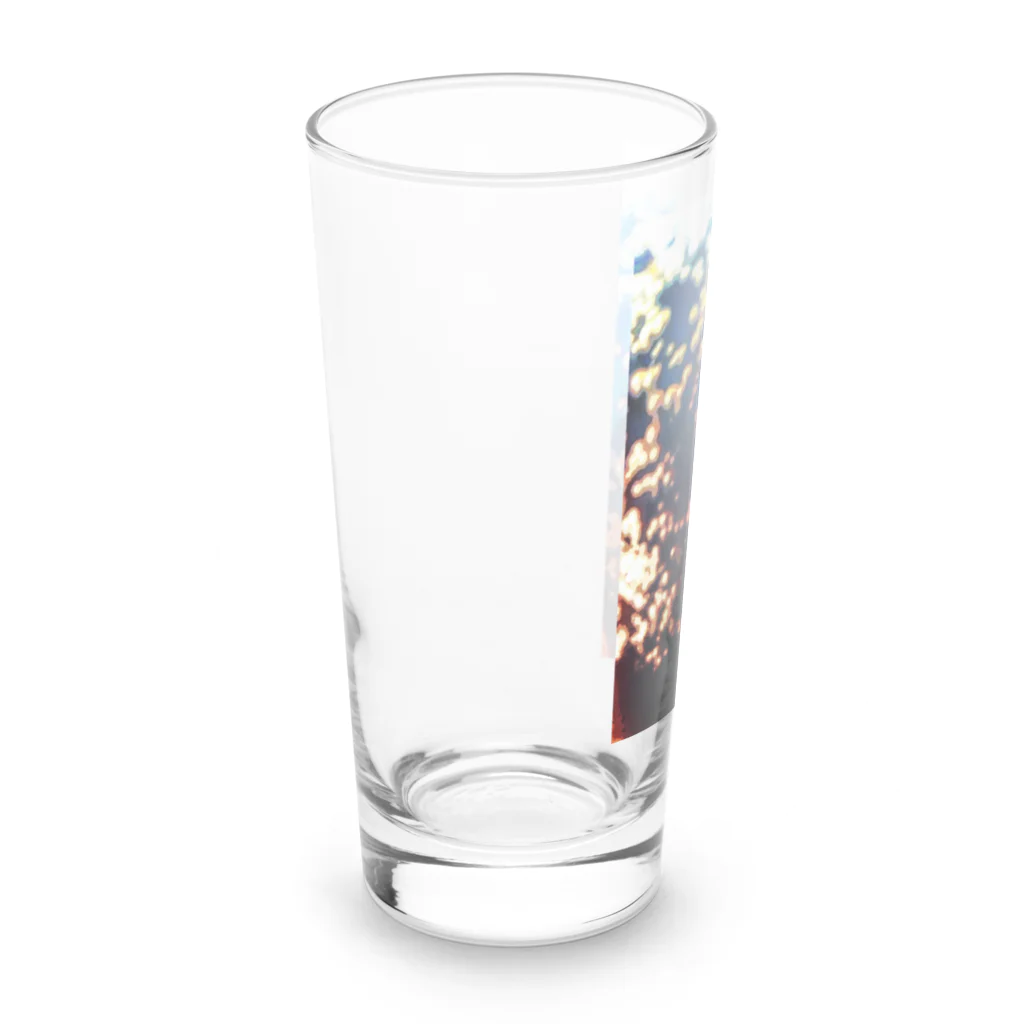 謎モノ店の黒炭酸水 Long Sized Water Glass :left