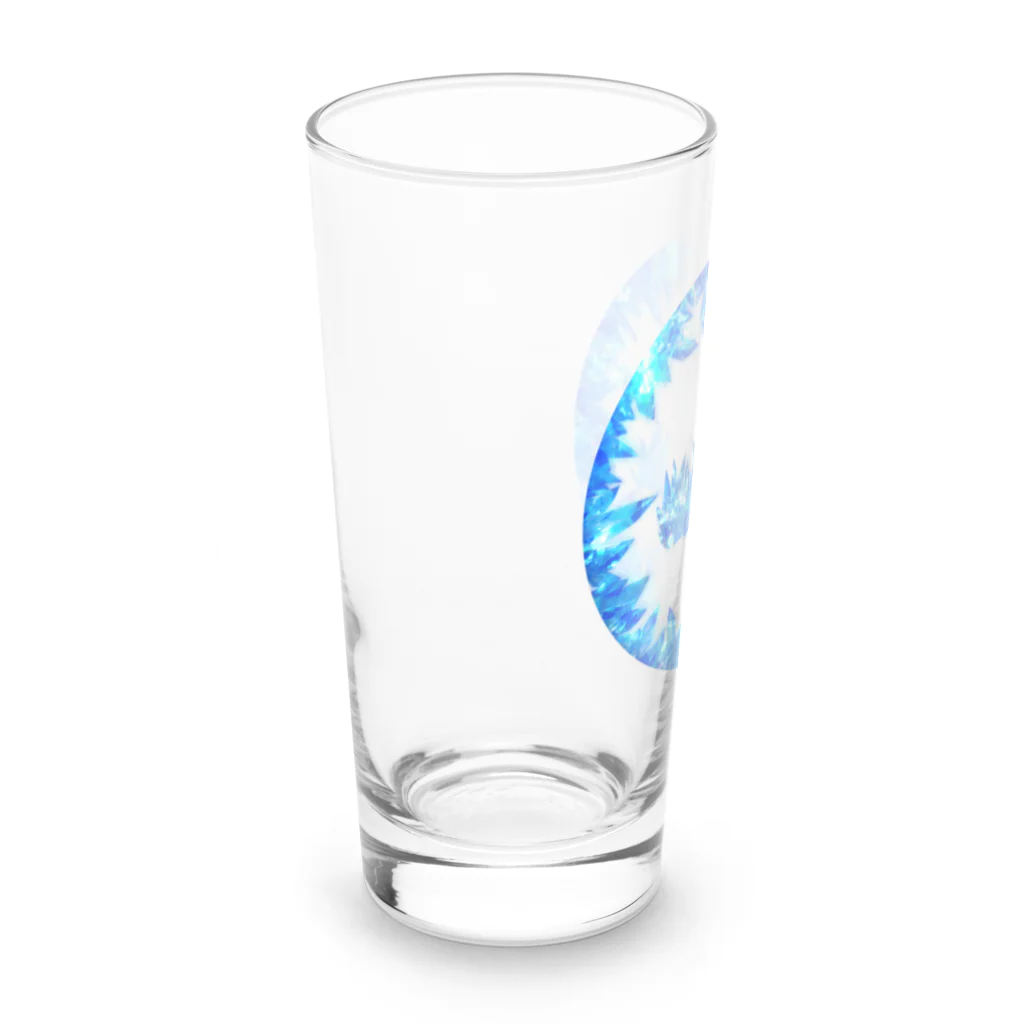 R☆worldのリアル風ブルークリスタルの洞窟 Long Sized Water Glass :left